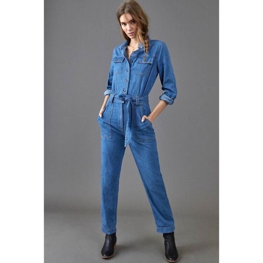 Pilcro and the Letterpress by Anthropologie Women's Kora jumpsuit Size M